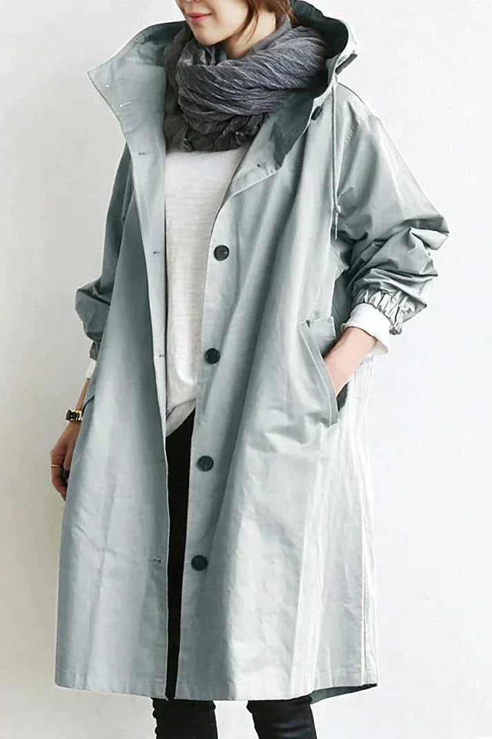 Anna Everyday Hooded Trench Coat