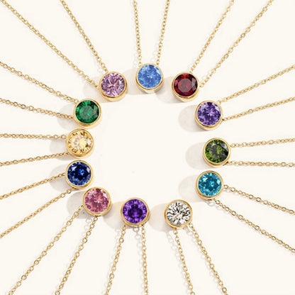 Aura Birthstone Necklace