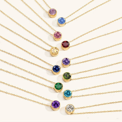 Aura Birthstone Necklace