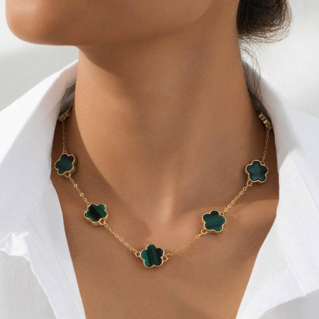 Aura Clover Necklace