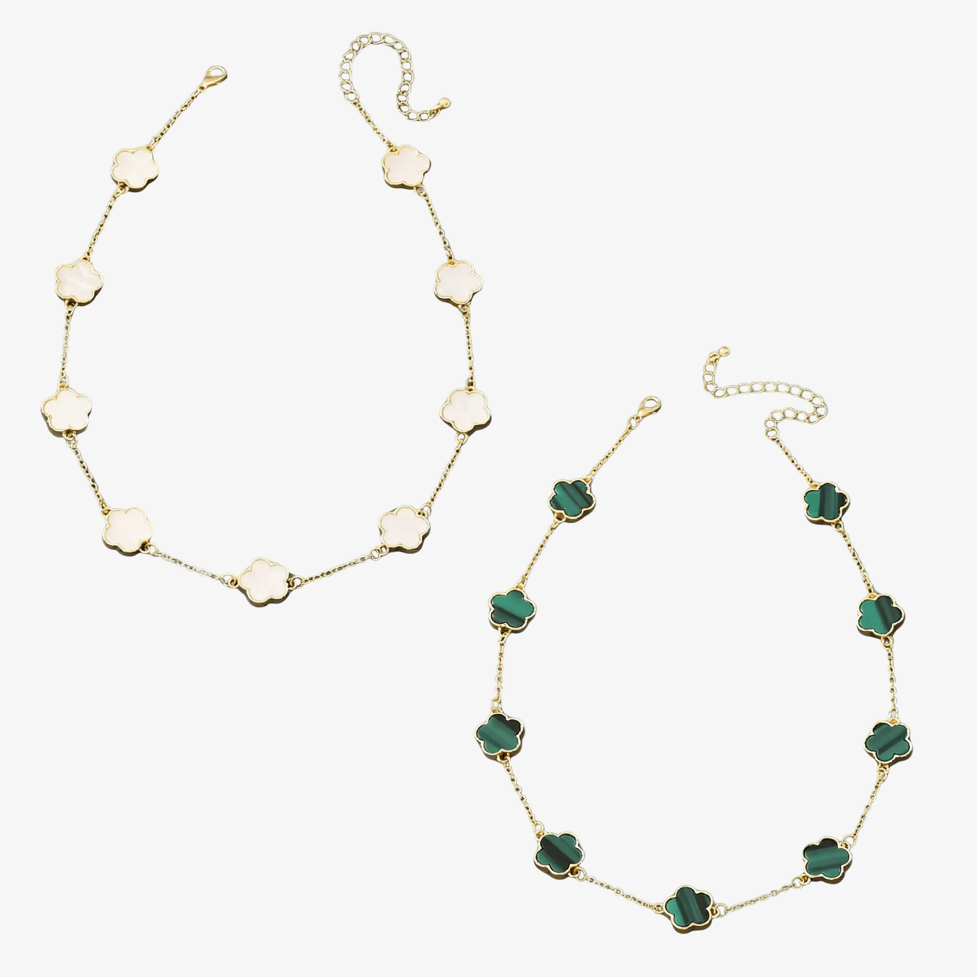 Aura Clover Necklace