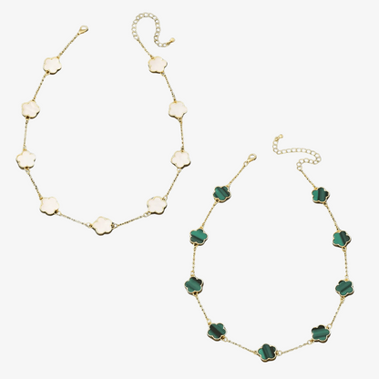Aura Clover Necklace