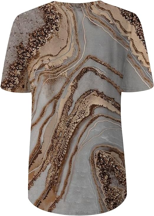 Boho Breeze V Neck Tee