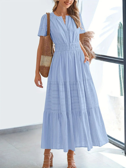 Breezy Modest Maxi Dress