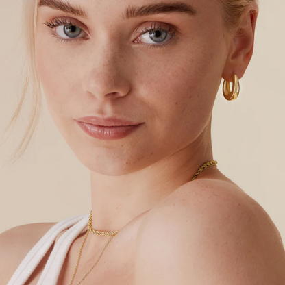 Classic Dome Hoop Earrings