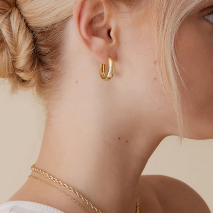 Classic Dome Hoop Earrings