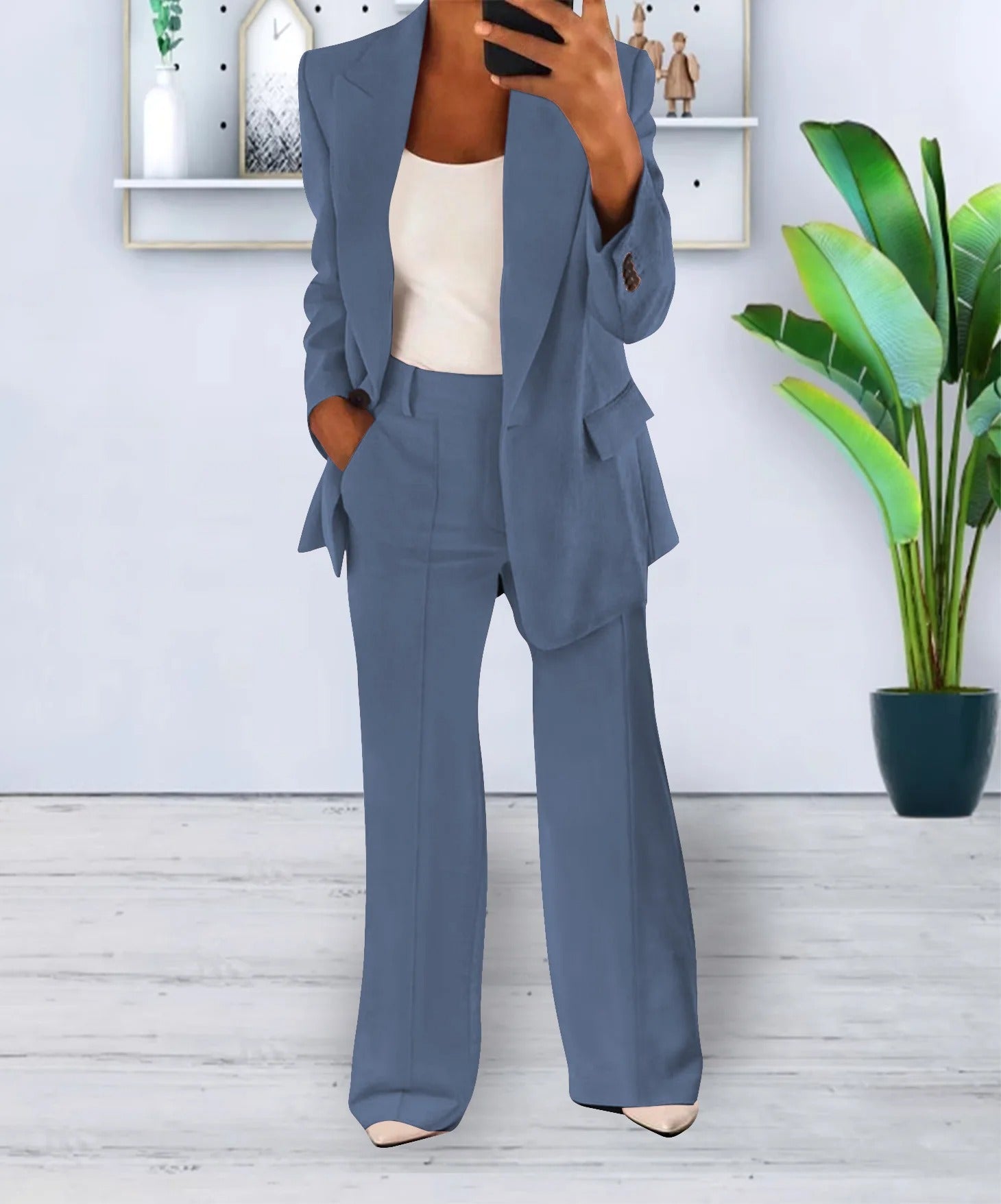 Effortless Tailored Blazer Set