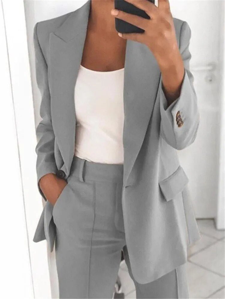 Effortless Tailored Blazer Set