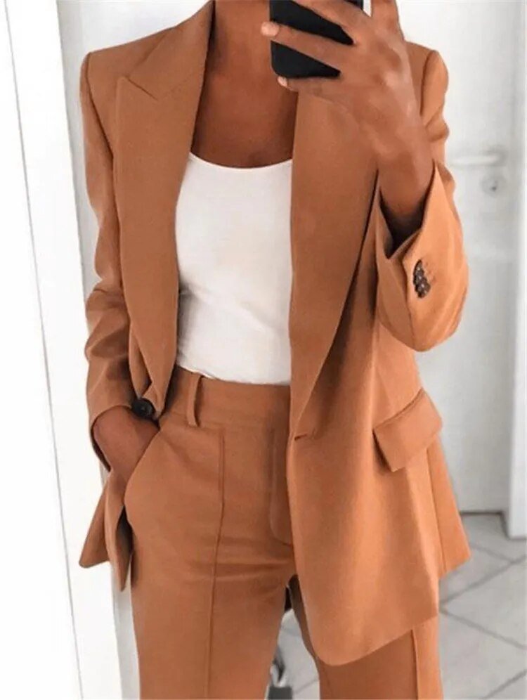 Effortless Tailored Blazer Set