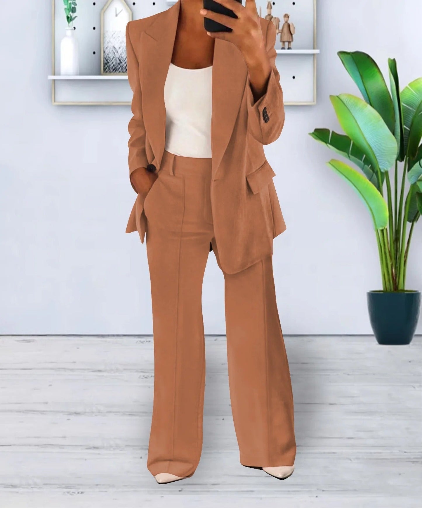 Effortless Tailored Blazer Set