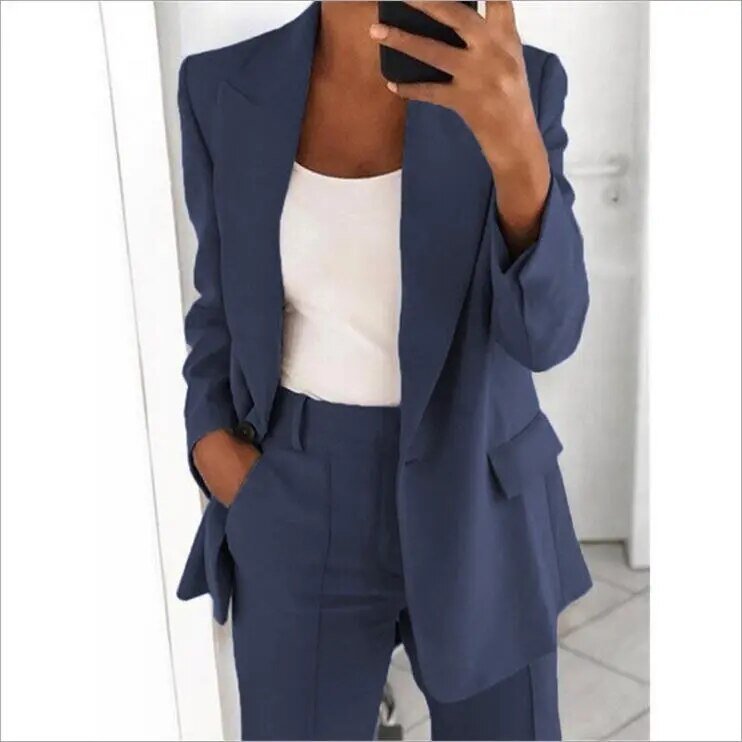 Effortless Tailored Blazer Set