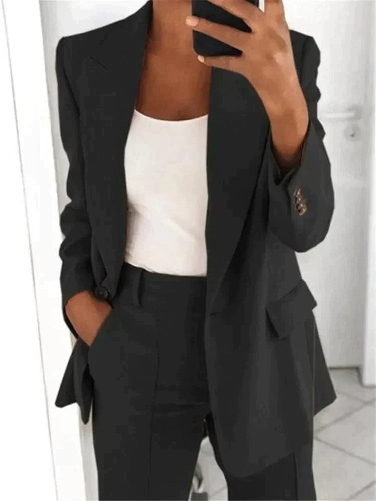 Effortless Tailored Blazer Set
