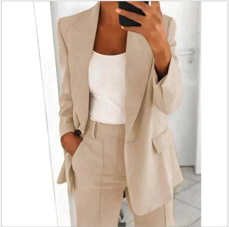Effortless Tailored Blazer Set