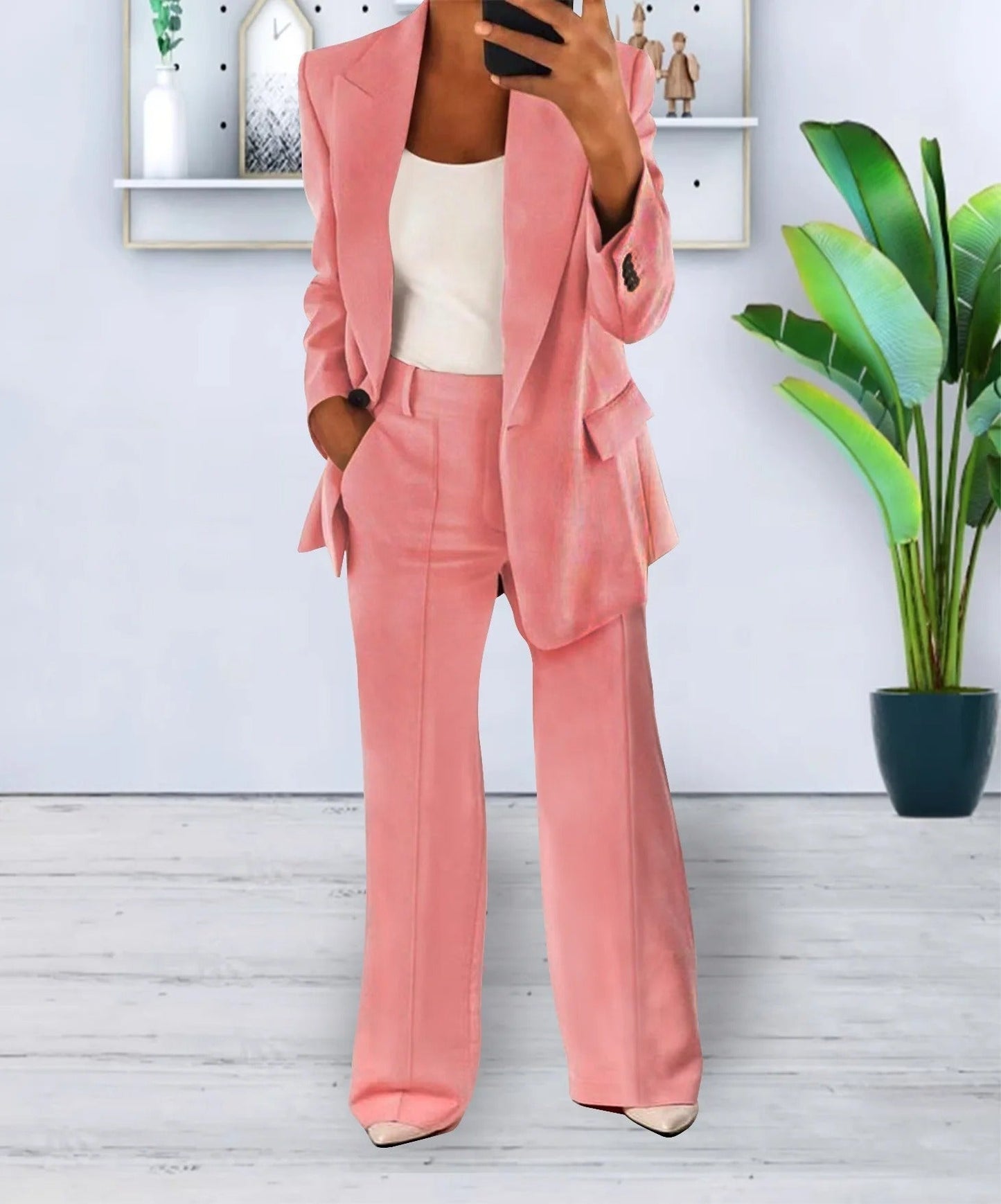 Effortless Tailored Blazer Set
