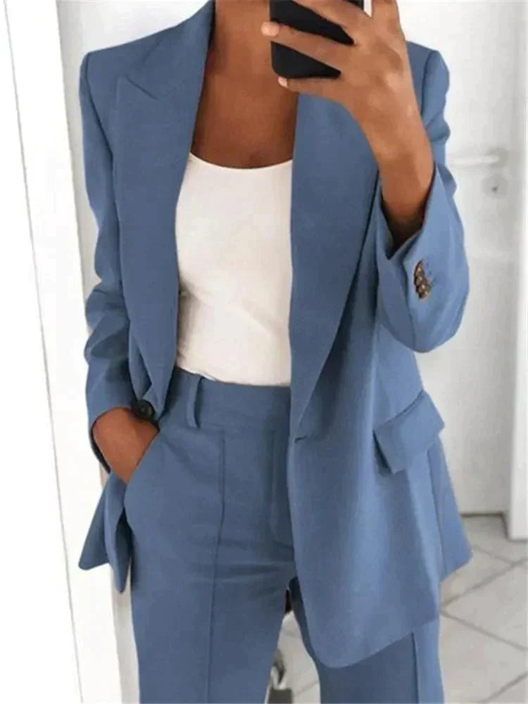 Effortless Tailored Blazer Set