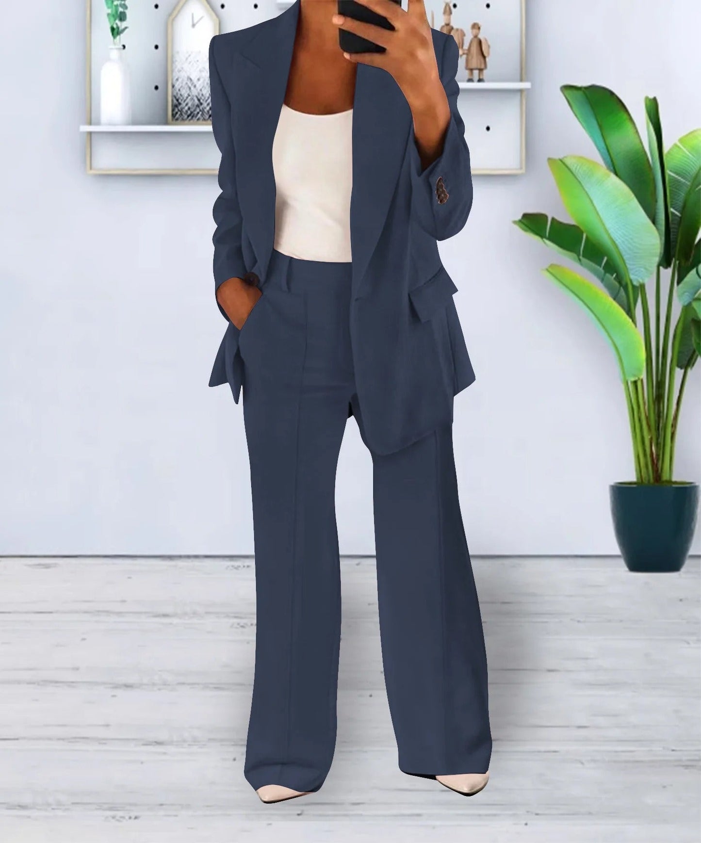 Effortless Tailored Blazer Set