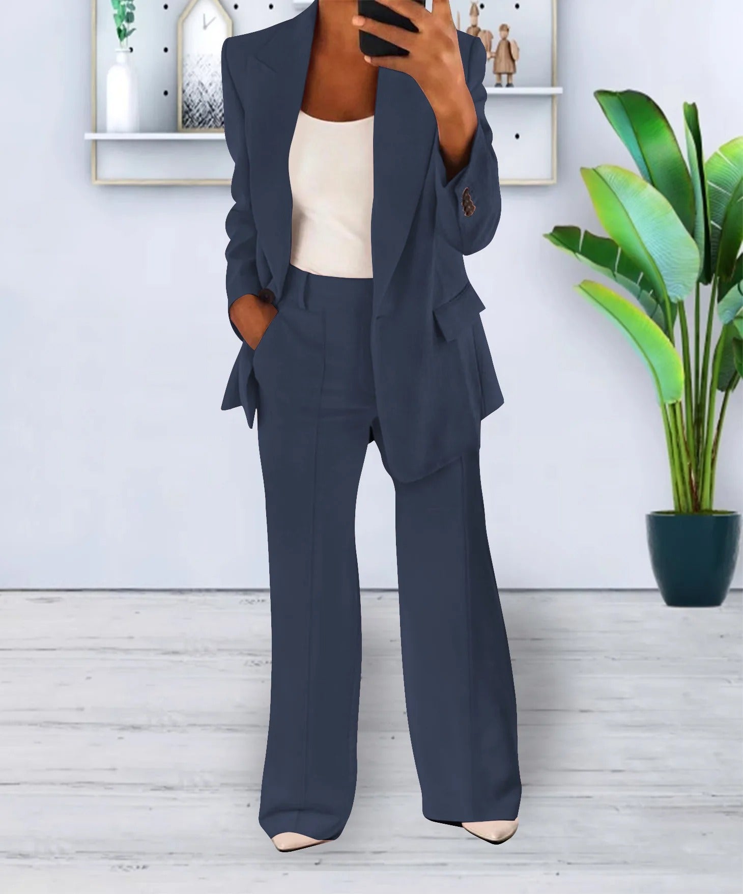 Effortless Tailored Blazer Set