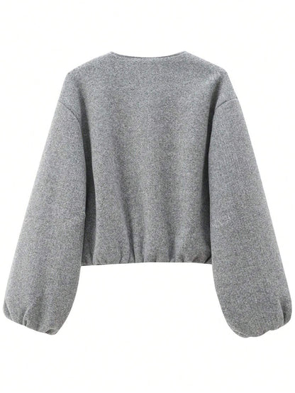 Elena Cozy Velvet Bomber Jacket