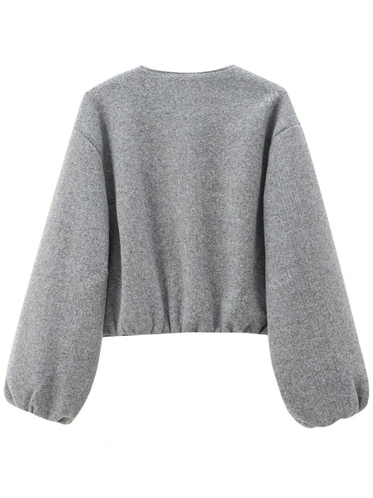 Elena Cozy Velvet Bomber Jacket