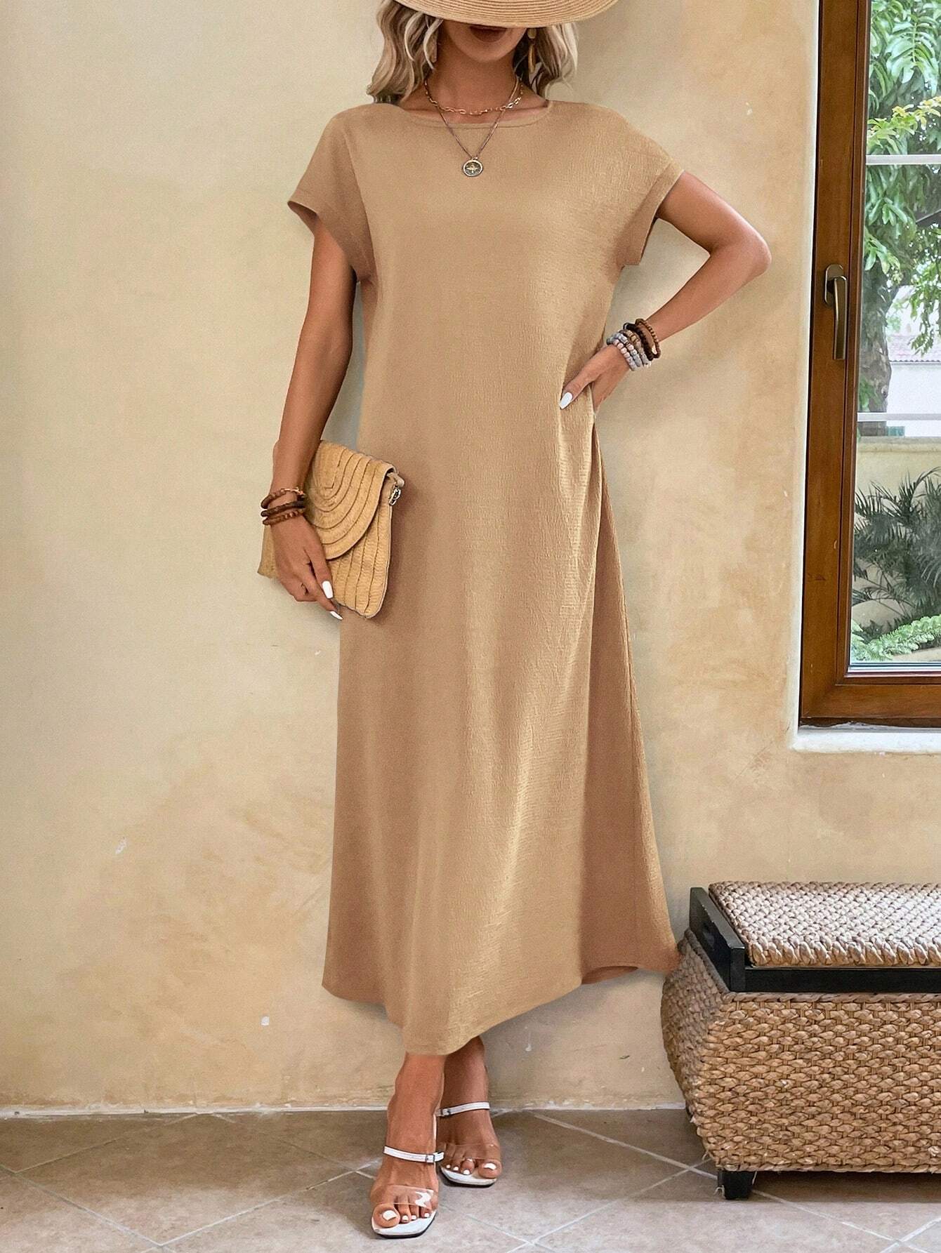 Everyday Batwing Tunic Dress