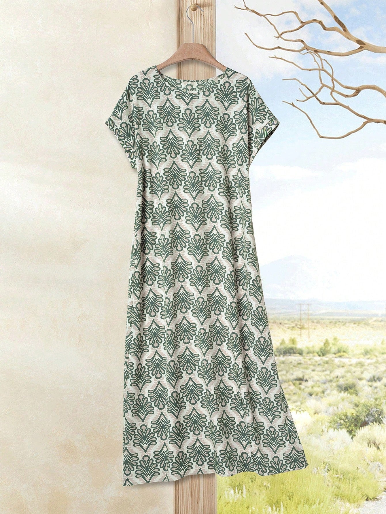 Everyday Batwing Tunic Dress