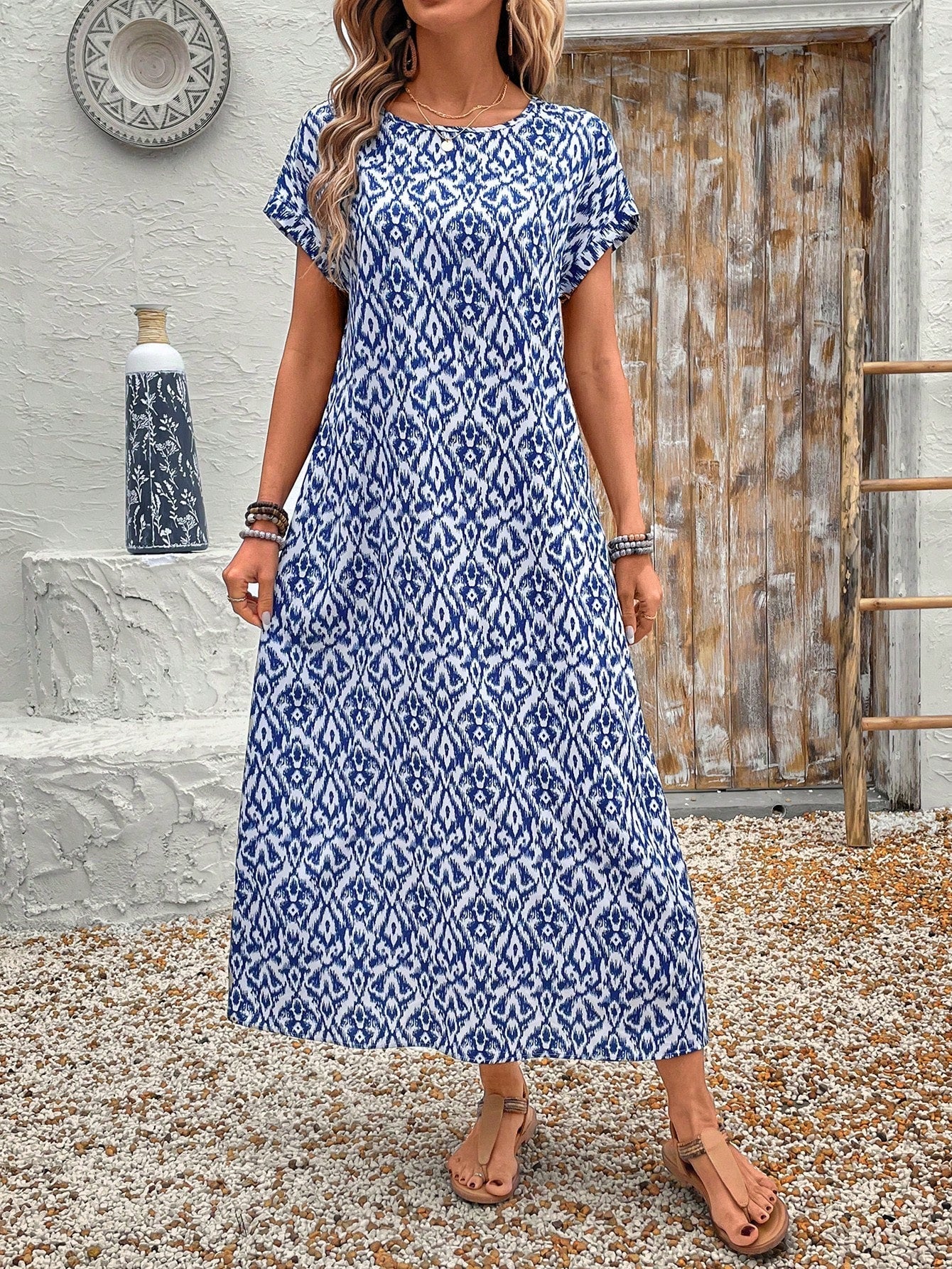 Everyday Batwing Tunic Dress