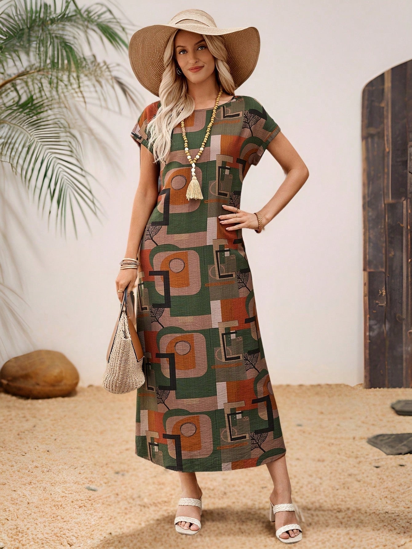 Everyday Batwing Tunic Dress