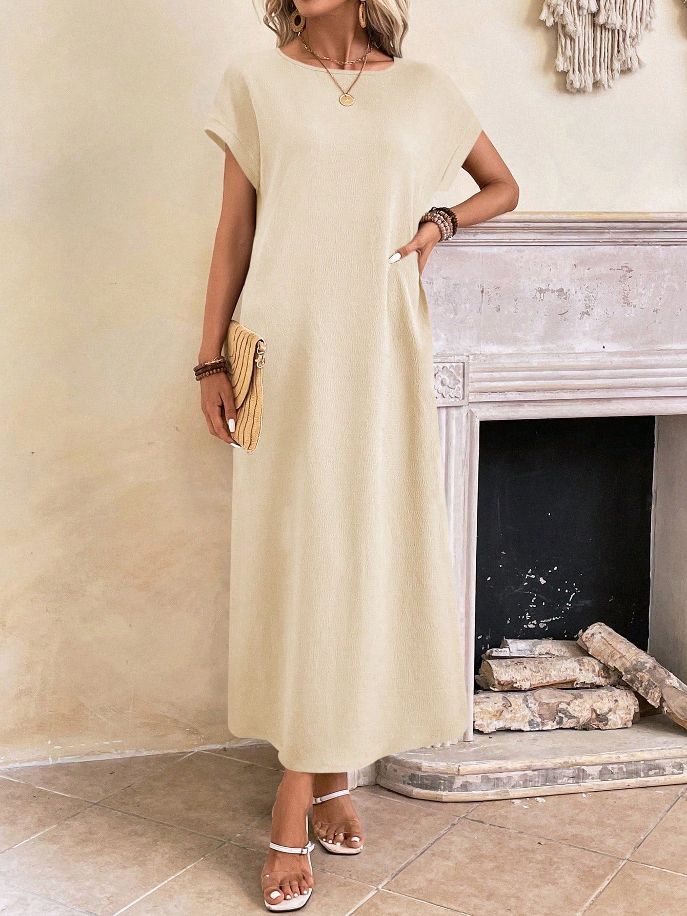 Everyday Batwing Tunic Dress