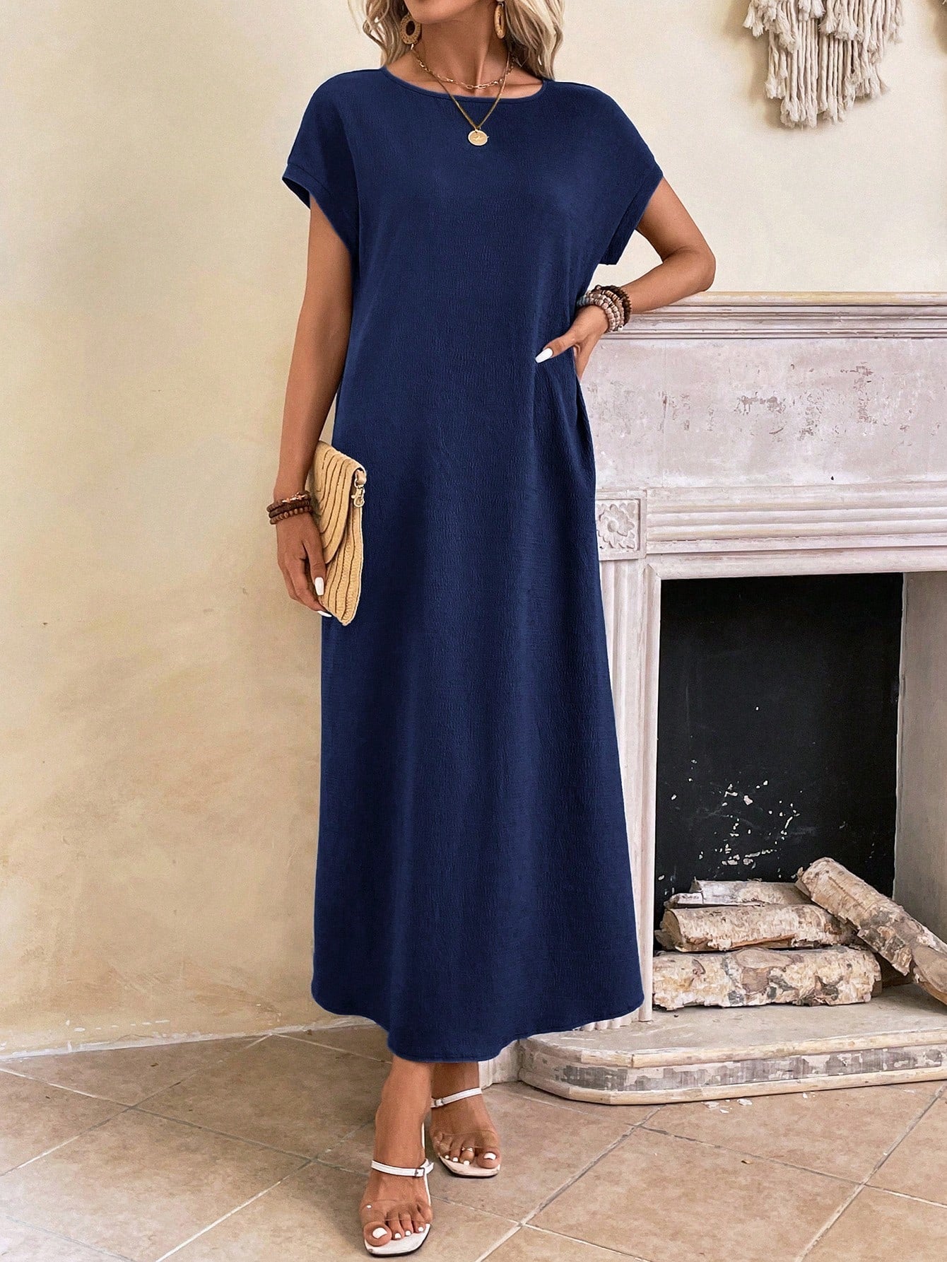 Everyday Batwing Tunic Dress