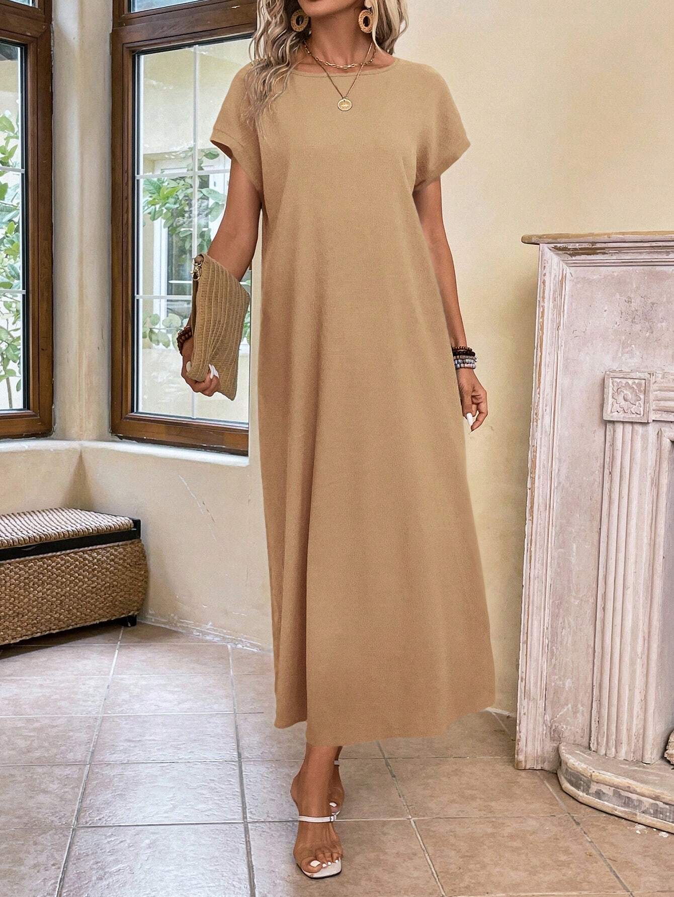 Everyday Batwing Tunic Dress