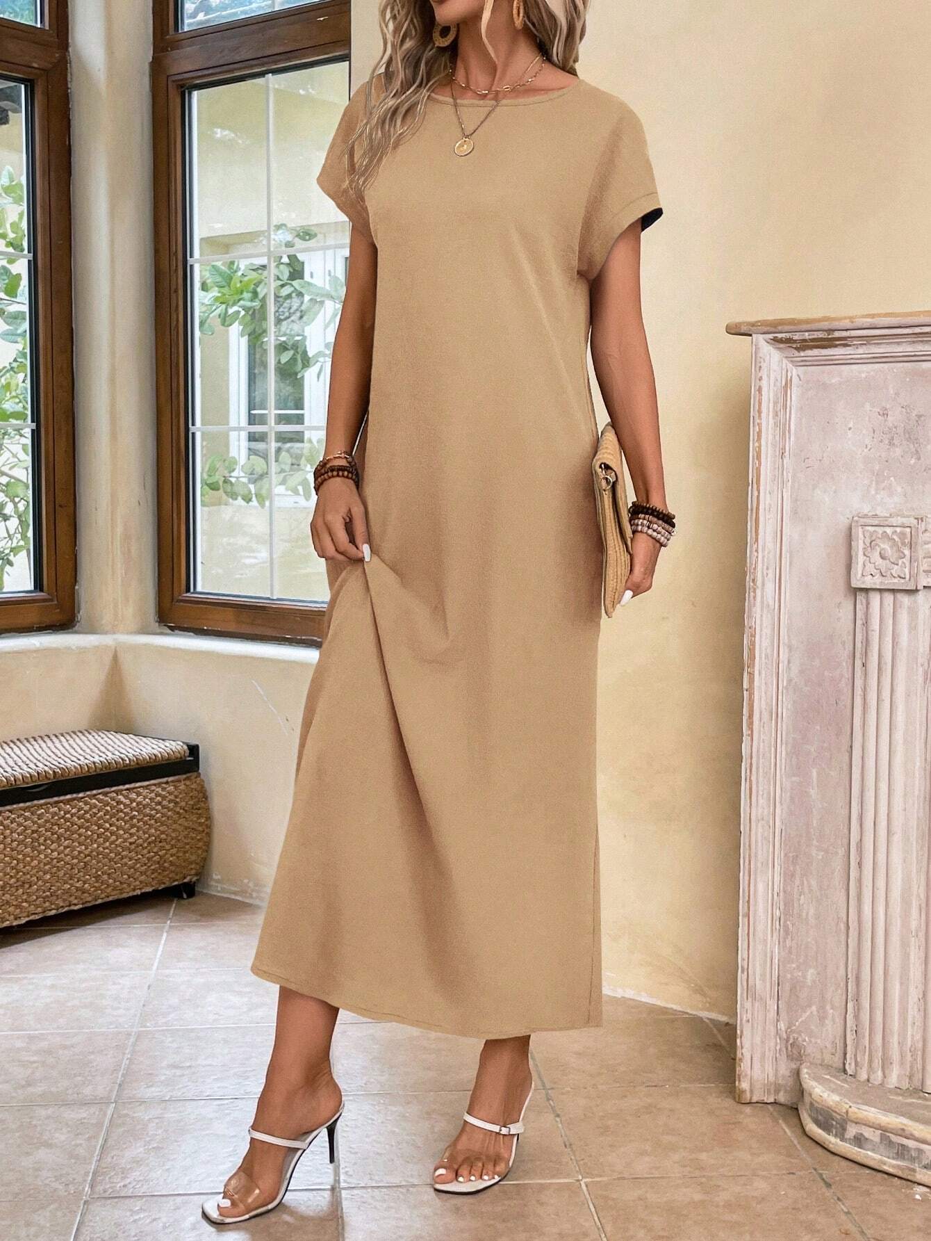 Everyday Batwing Tunic Dress