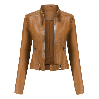 Everyday Edge Faux Leather Biker Jacket