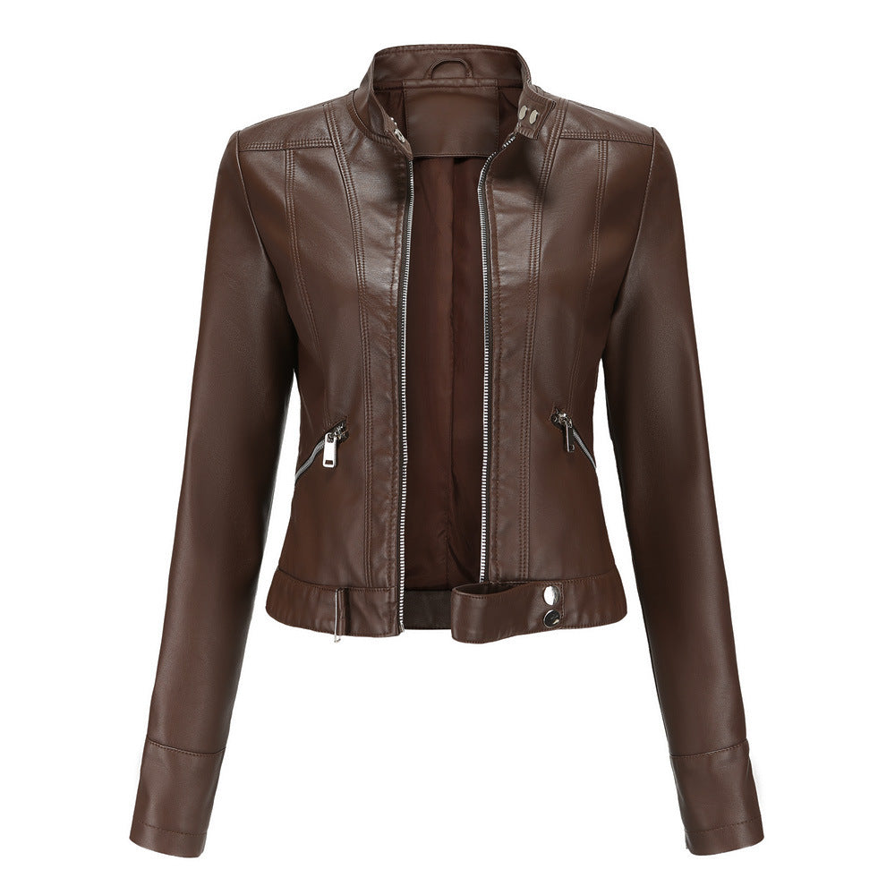 Everyday Edge Faux Leather Biker Jacket