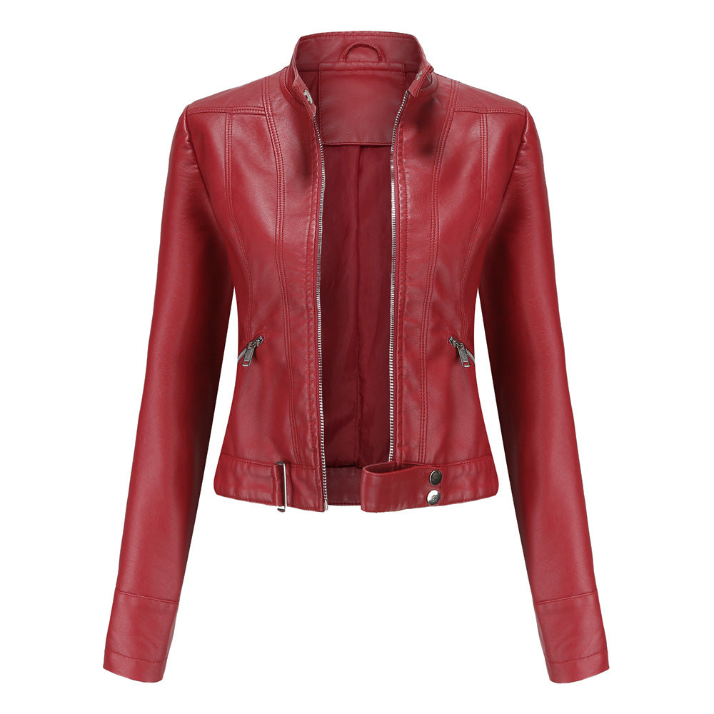 Everyday Edge Faux Leather Biker Jacket