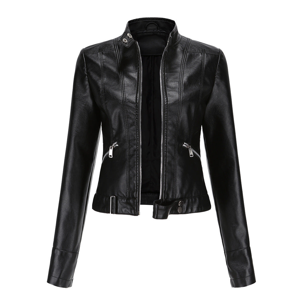 Everyday Edge Faux Leather Biker Jacket