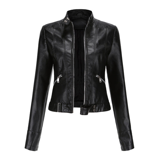 Everyday Edge Faux Leather Biker Jacket