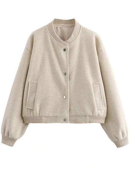 Everyday Structured Lightweight Bomber Jacket