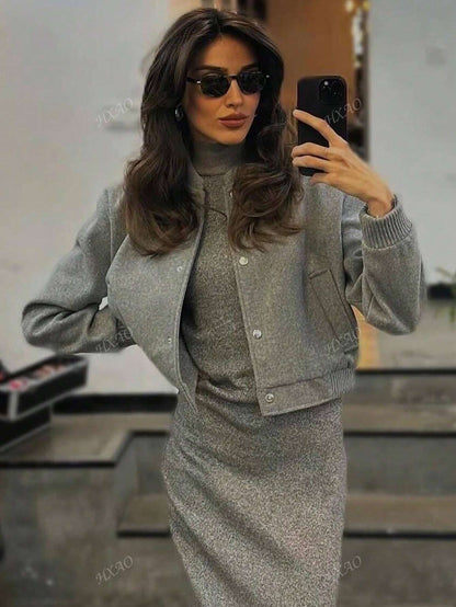 Everyday Structured Lightweight Bomber Jacket