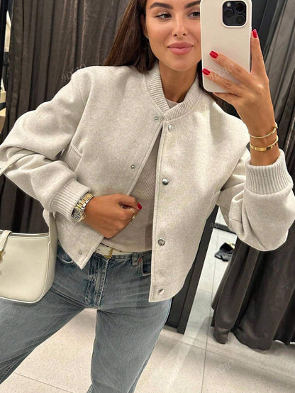 Everyday Structured Lightweight Bomber Jacket