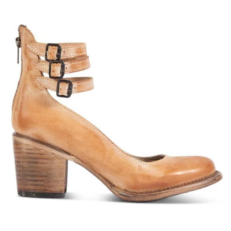 Gina Polished Block Heel Ankle Boots