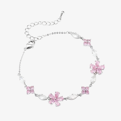 Hana Cherry Blossom Crystal Bracelet