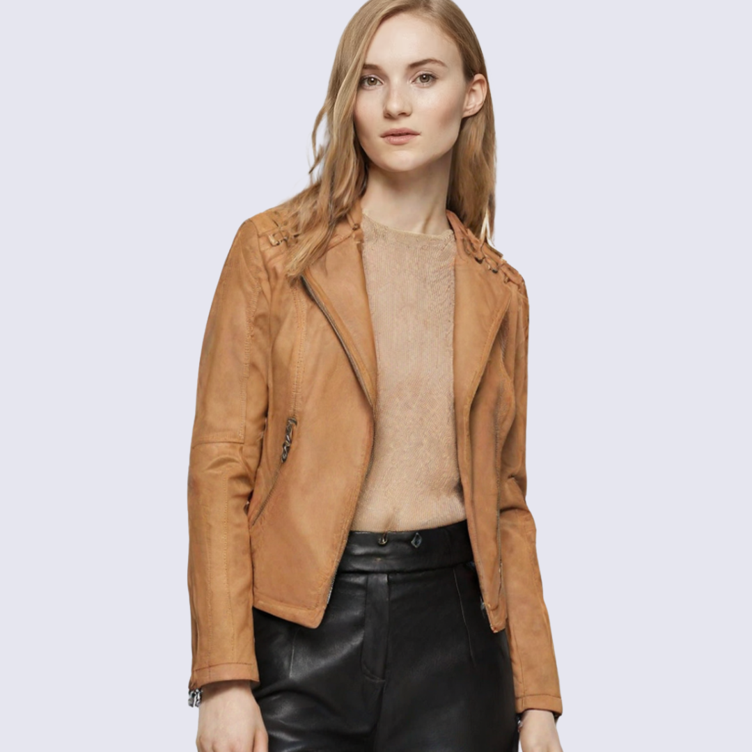Lena Timeless Women's Faux Leather Jacket