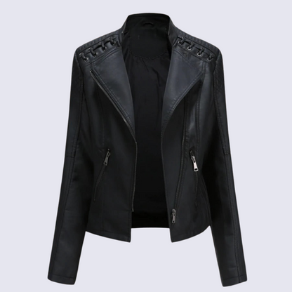 Lena Timeless Women's Faux Leather Jacket