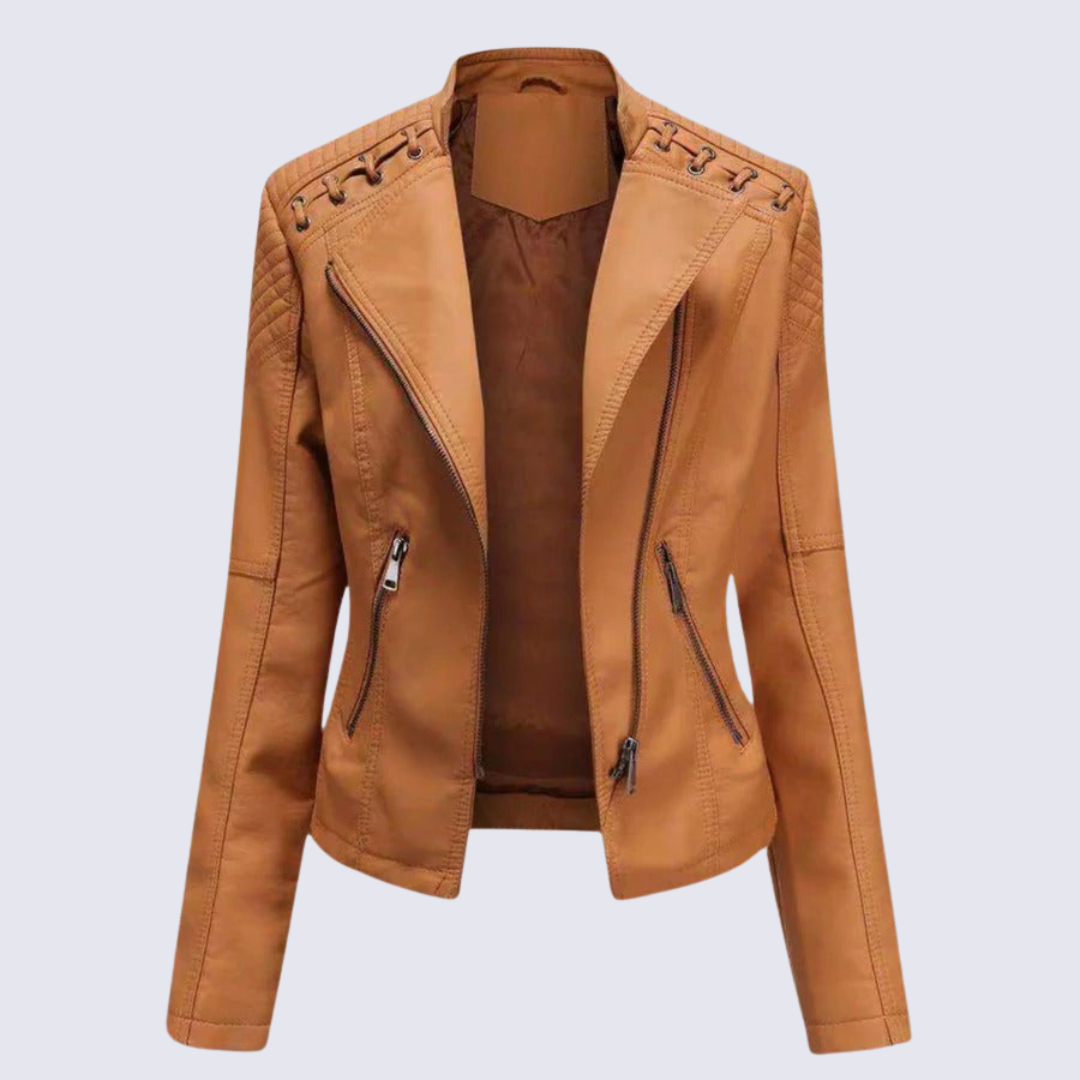 Lena Timeless Women's Faux Leather Jacket