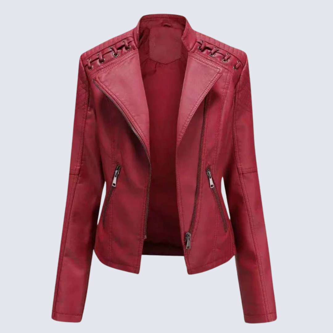 Lena Timeless Women's Faux Leather Jacket