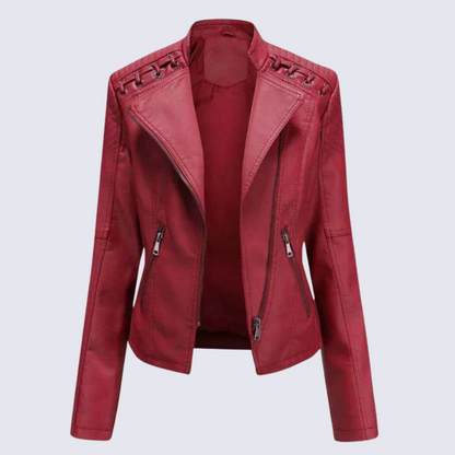 Lena Timeless Women's Faux Leather Jacket