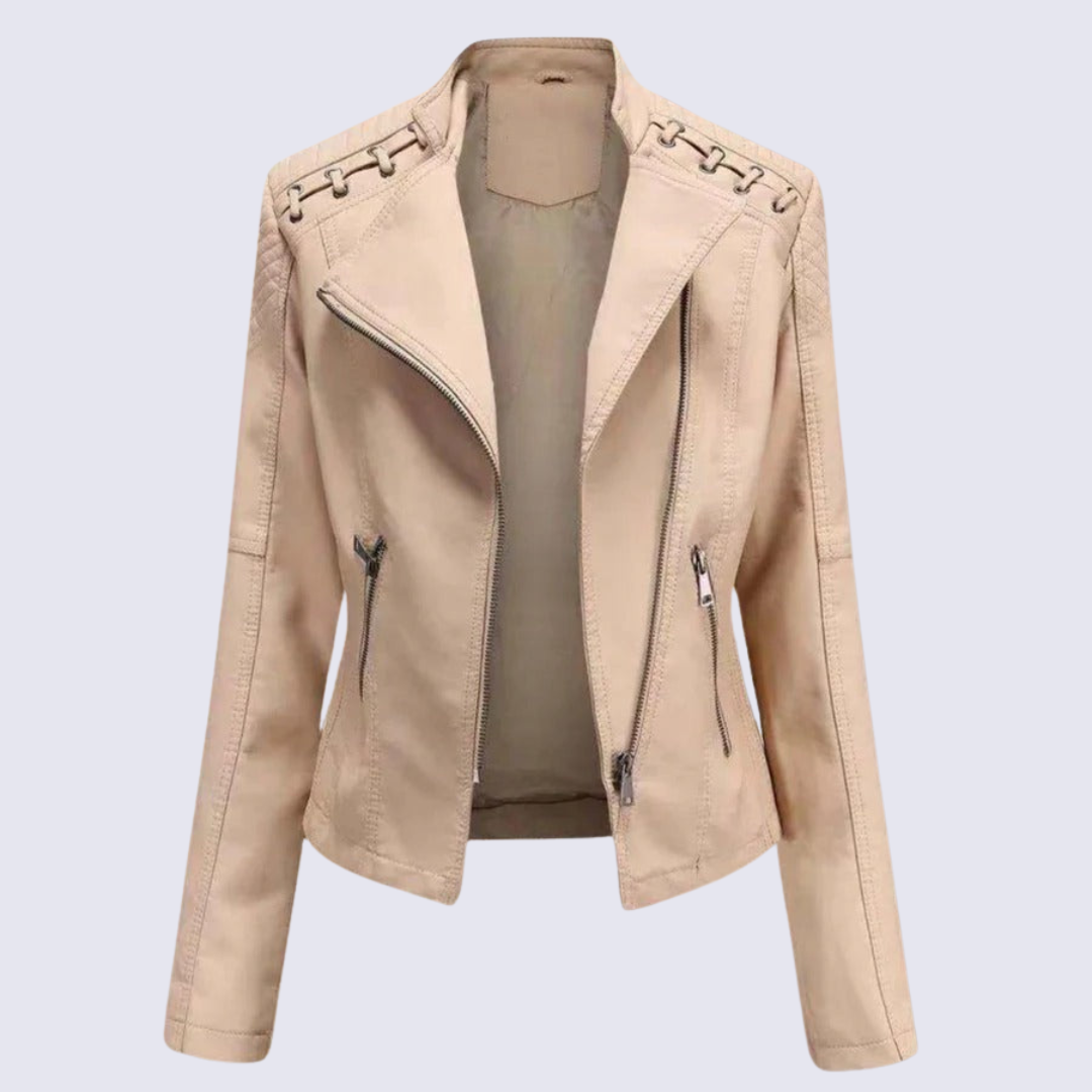 Lena Timeless Women's Faux Leather Jacket