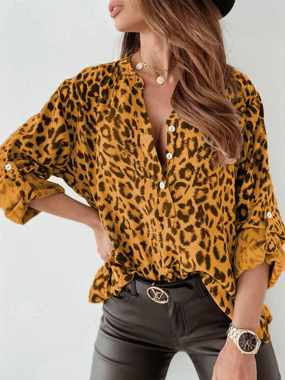 Leona Leopard Print Blouse