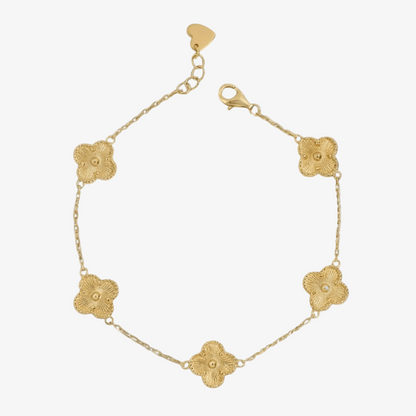 Luna Clover Chain Bracelet