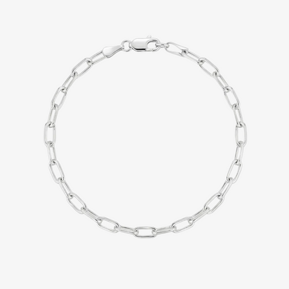 Minimal Paperclip Chain Bracelet